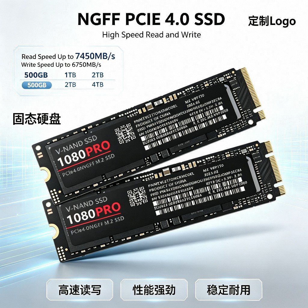 Cross-Border Foreign Trade Notebook Desktop Universal Solid State Drive Ngff990Prom.2 Hard Drive 4Tb2Tb1Tb High Speed