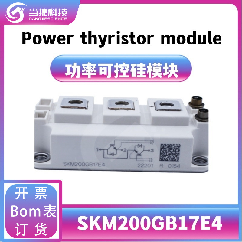 SKM200GB17E4 全新模块晶闸管 200GB17E4直流可控硅调压器 原装现