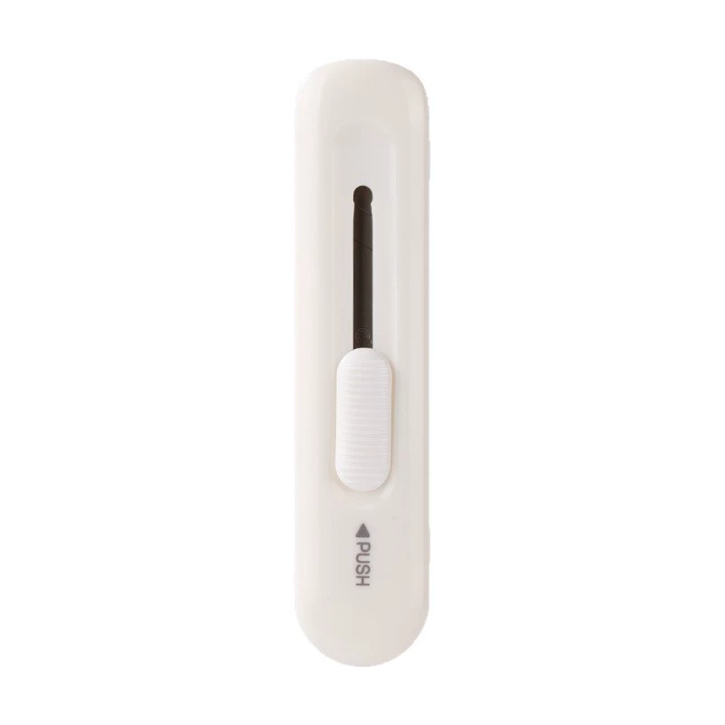 Handheld mini utility knife, handmade, compact retractable blade, blue or white