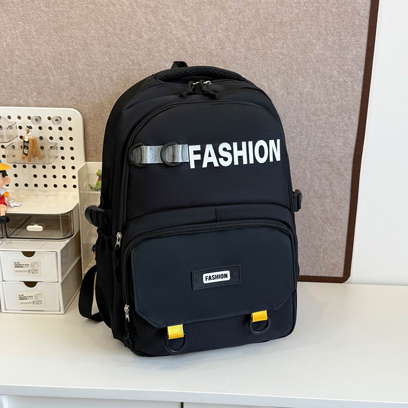 Mochila para computadora de cercanías de negocios para hombres de nuevo estilo Mochila al aire libre de ocio simple Mochila escolar de gran capacidad al por mayor