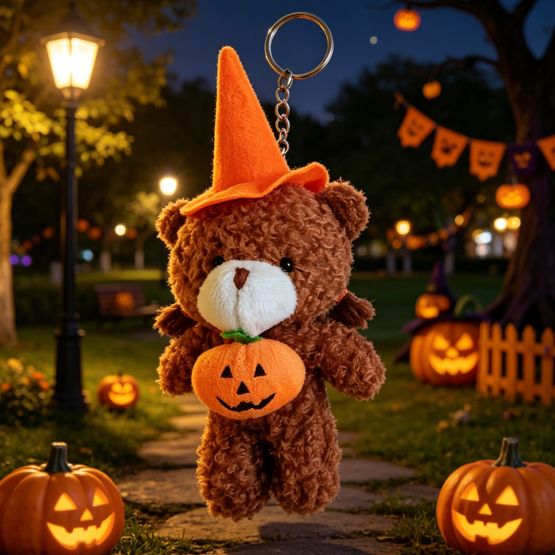 Muñeca de peluche de Halloween colgantes llaveros de Halloween colgantes mochilas muñecas bolsos de estudiantes colgantes
