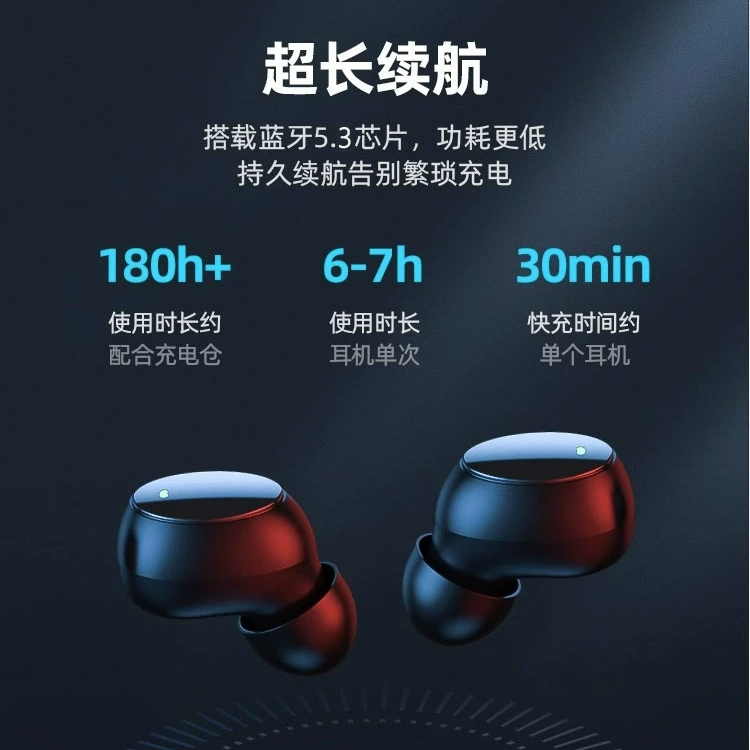 Bluetooth-гарнитура 2025, новая беспроводная высококлассная внутренняя (in-ear) с шумоподавлением, спортивная, с очень долгим временем работы и высоким качеством