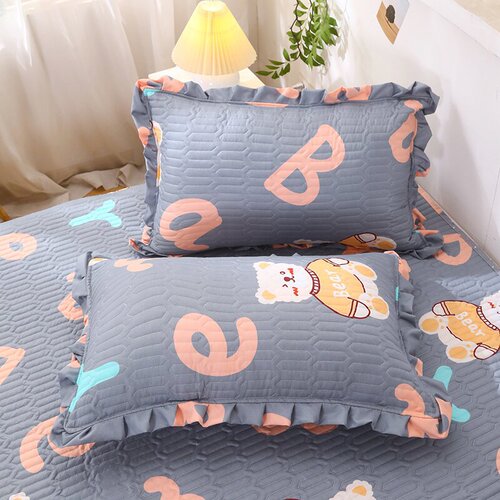 Summer Pillowcases Wholesale Pillowcases Autumn/Winter Quilted Corner Pillowcases with Cotton Edge Student Dormitory Children Single Double Gift
