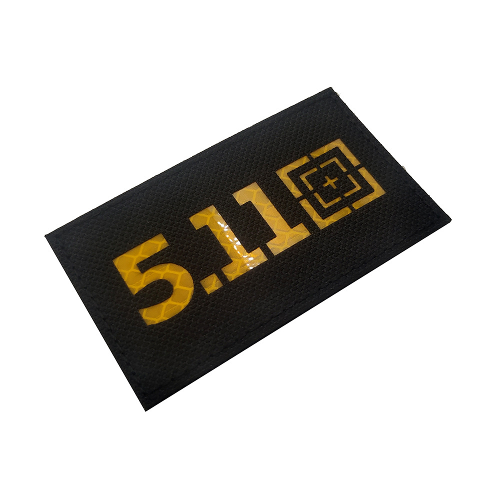 Travel retroreflective badge with velcro, patch