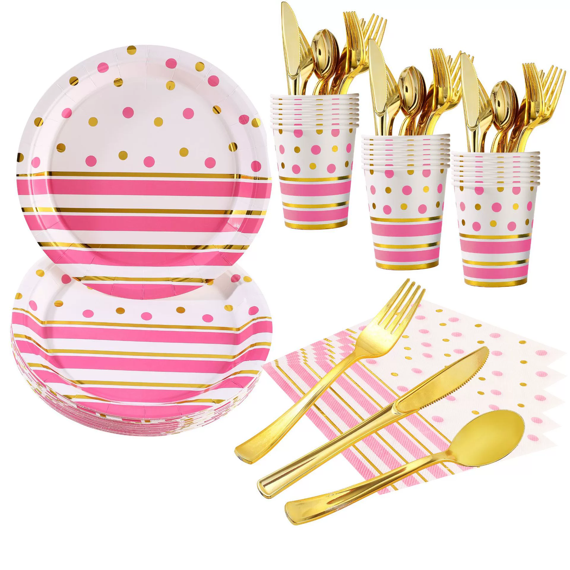 Disposable tableware, set, Amazon