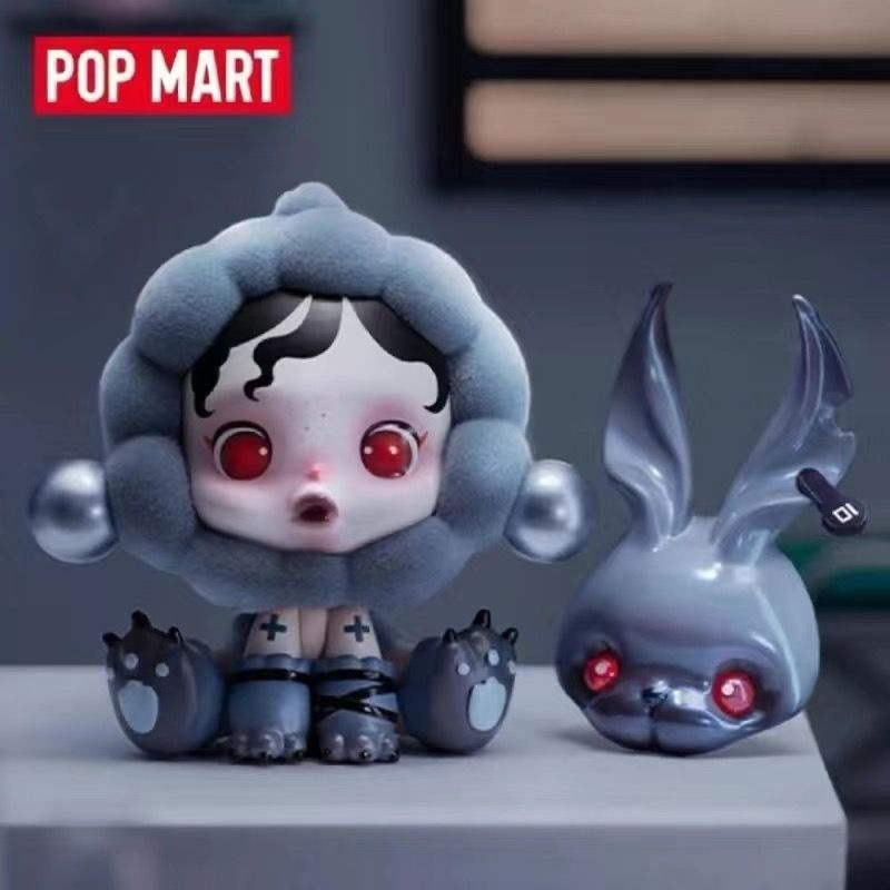 POPMART泡泡玛特SKULLPANDA食梦动物系列盲盒手办sp7代潮玩具摆件|undefined