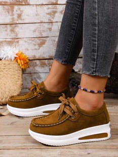 Z 42635 Thick Sole Front Lace Casual Shoes ��a���e��Ь