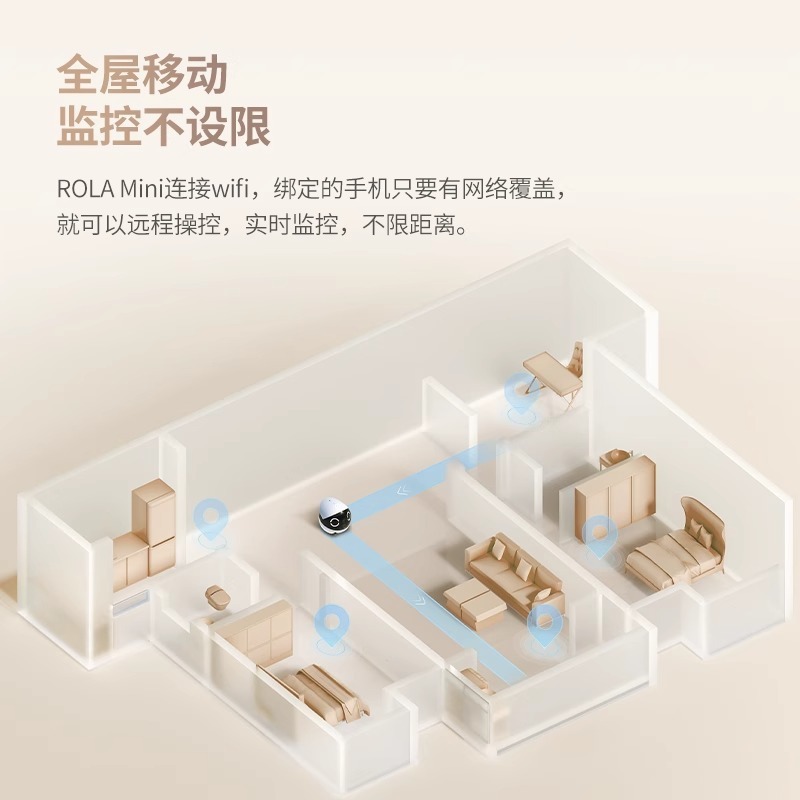 ROLAMini ホームモバイル ebo ペットロボット wifi リモコンホーム子供ペットモニタリングカメラ|undefined
