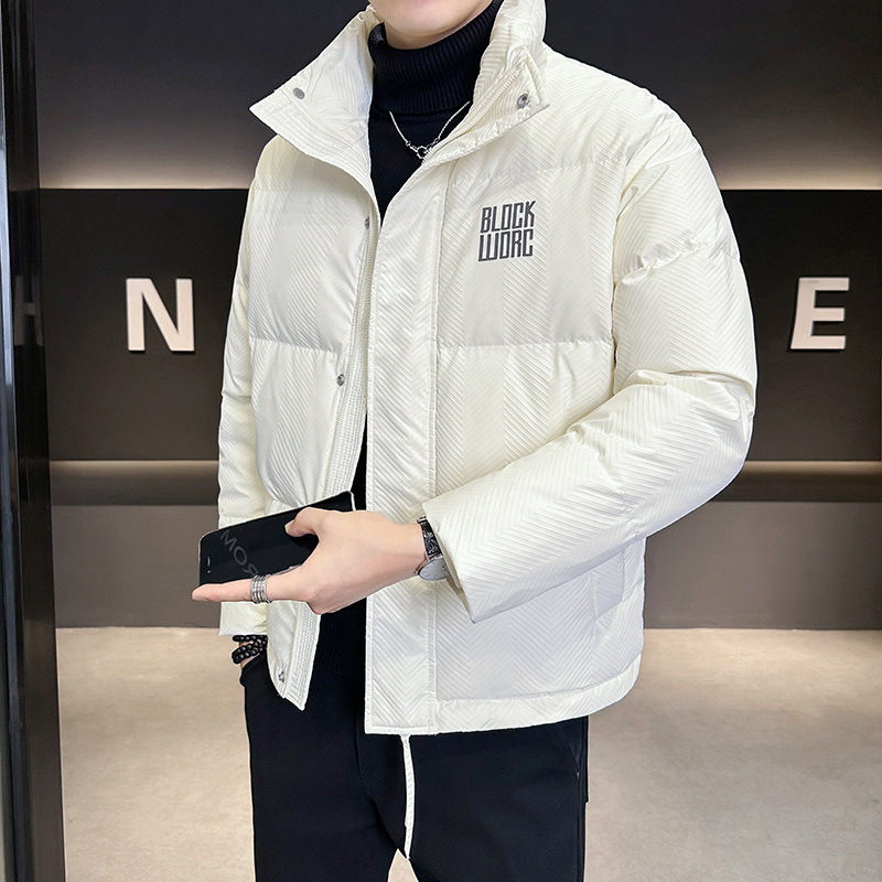 Solid color winter trend short keep warm down jacket