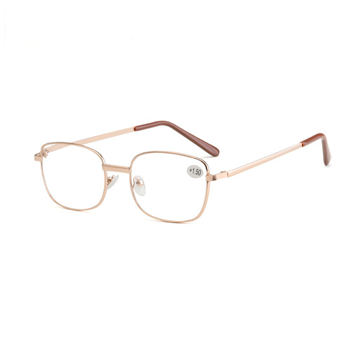 2024 wholesale new style iron-footed roving reading glasses, wholesale stylish high-definition resin reading glasses