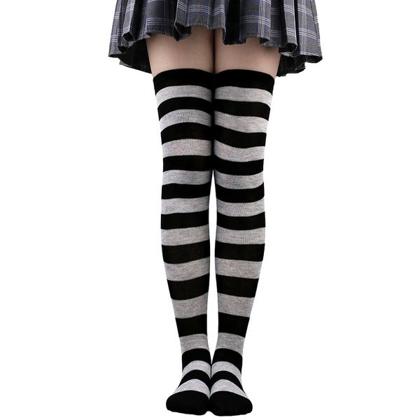 Gray+black/wide strip 4