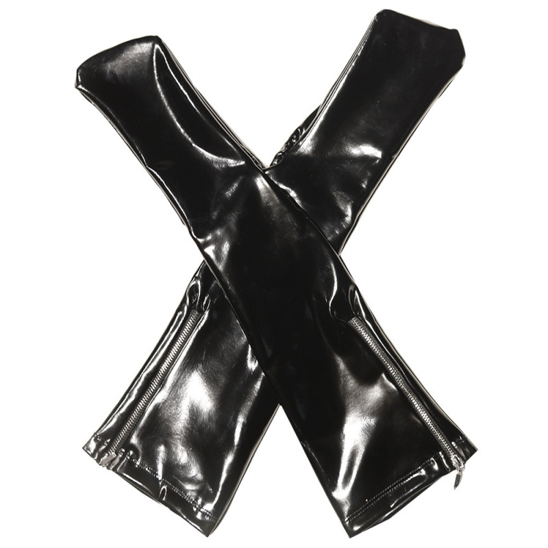 25 Years of Male and Female Internet Celebrities with the Same Mirror Imitation Latex Zipper Half-Leg Socks W10 Rubber Socks Tights Cos Versatile 25 Years of Male and Female Internet Celebrities with the Same Mirror Imitation Latex Zipper Half-Leg Socks W10 Rubber Socks Tights Cos Versatile