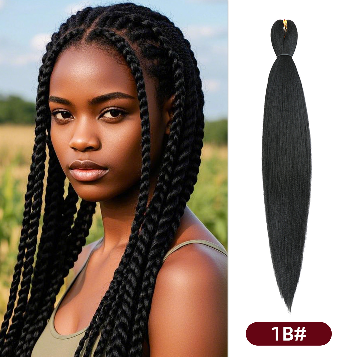 Pelucas de trenzas grandes EZ para actuaciones, populares en línea, trenzas versátiles para mujeres africanas, rastas de fibra sintética de colores al por mayor, muy vendidas en África.