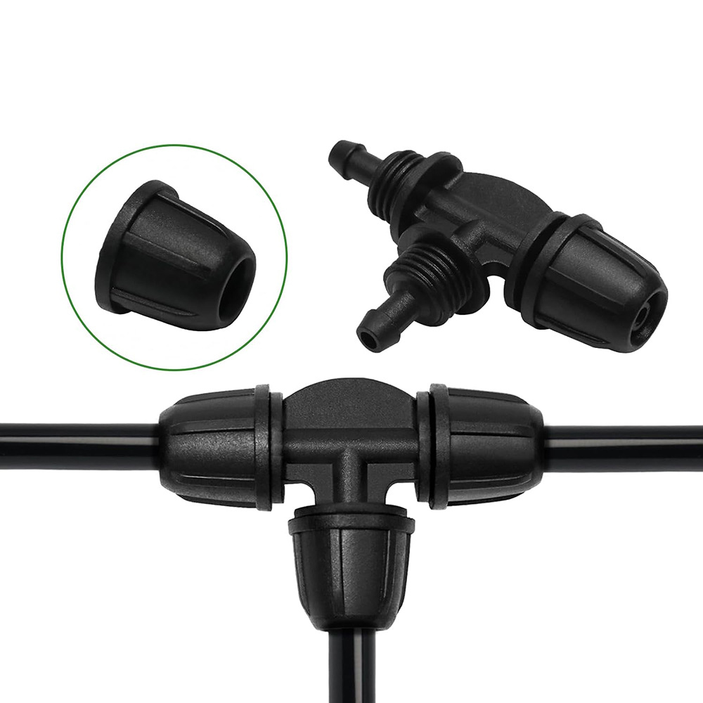 Nuevos accesorios de riego por goteo transfronterizos 47 conectores de bloqueo capilar serie de herramientas de riego por goteo automático doméstico