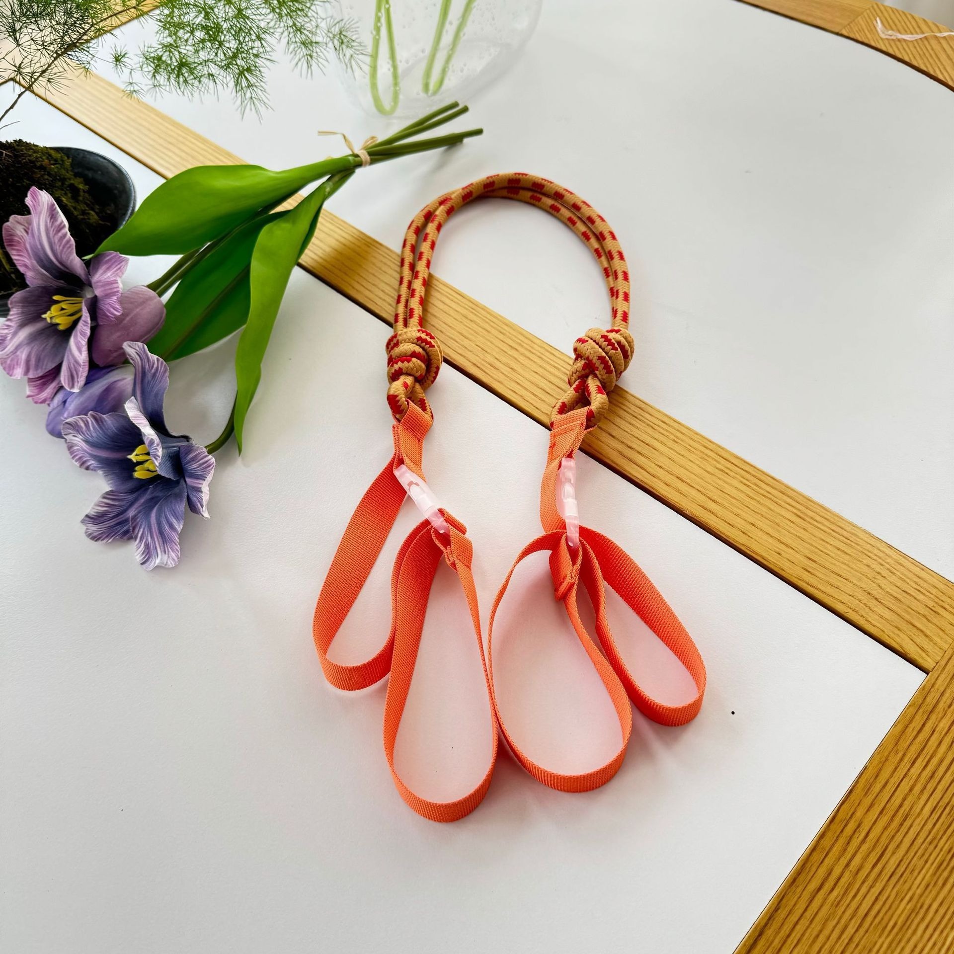 Orange straps