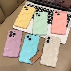 多巴胺泡芙云朵壳适用iphone16promax手机壳简约苹果15创意保护套