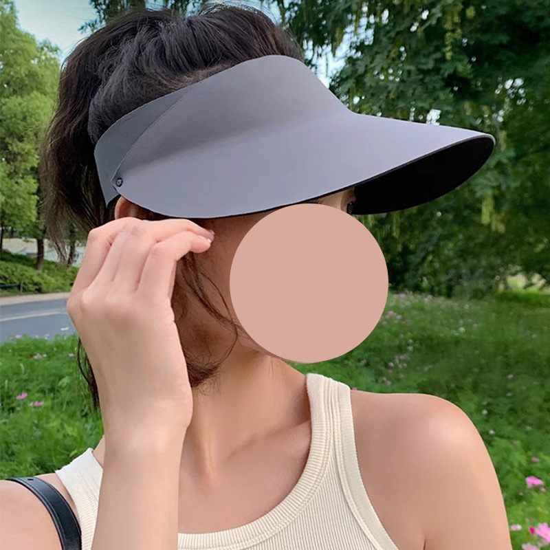 Γυναικείο, καλοκαιρινό, άδειο τοπ για άνδρες, καπέλο ηλίου για ποδηλασία με μεγάλο γείσο_voghion.com