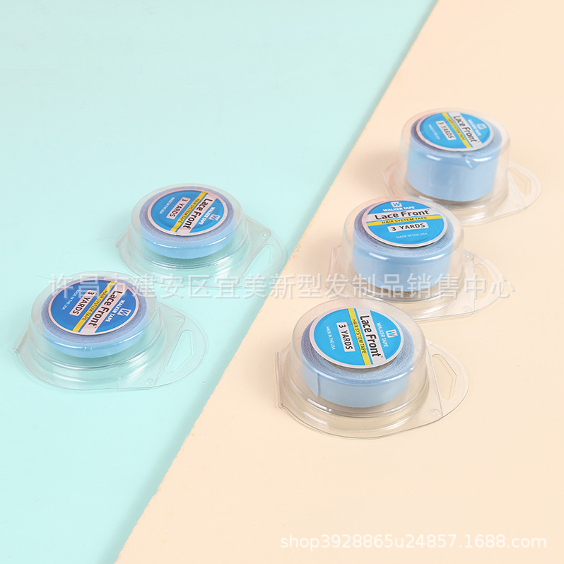 Película de extensión de cabello sin trazas American Blue glue hair 1,0*3 yardas [LACE FRONT SUPPORT TAPE]