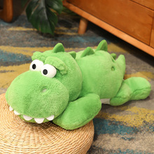 赛特嘟嘟露营趴姿恐龙可爱动物绿恐龙公仔玩偶抱枕女生儿童礼物