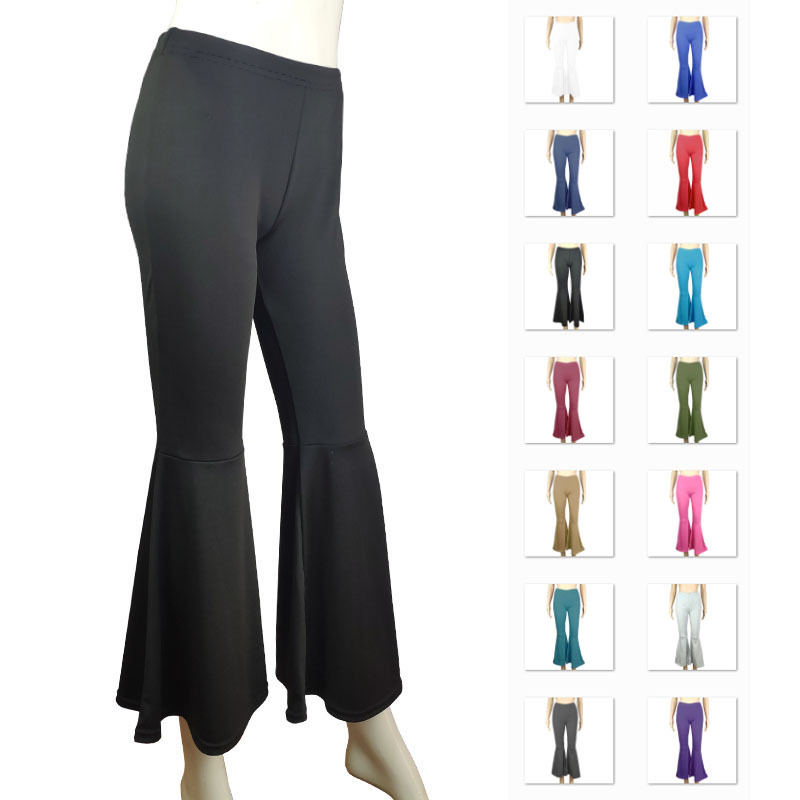 2026 Cross-Border Spring Classical Dance Practice Pants, Art Exam Wide-Leg Flared Pants, Women's Body Shaping Pants, Latin Dance Casual Pants