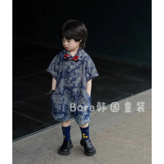 男童汉服儿童夏装2025新款新中式国风套装女宝宝洋气高端周岁礼服