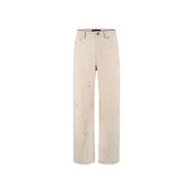 Top-Quality, High-End Embroidered Jeans, Unisex, Same Style as Celebrities, Versatile