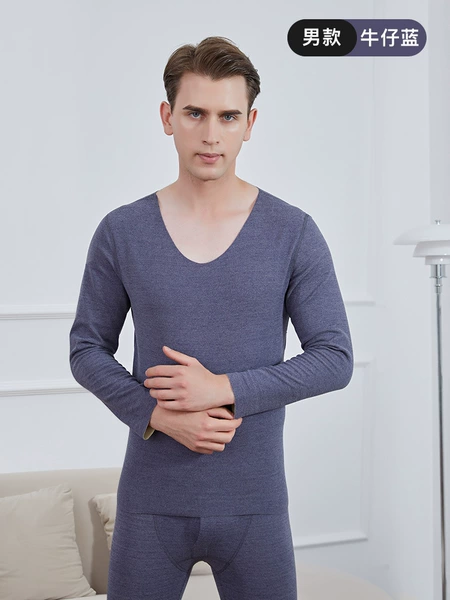 AB face men's model-denim blue