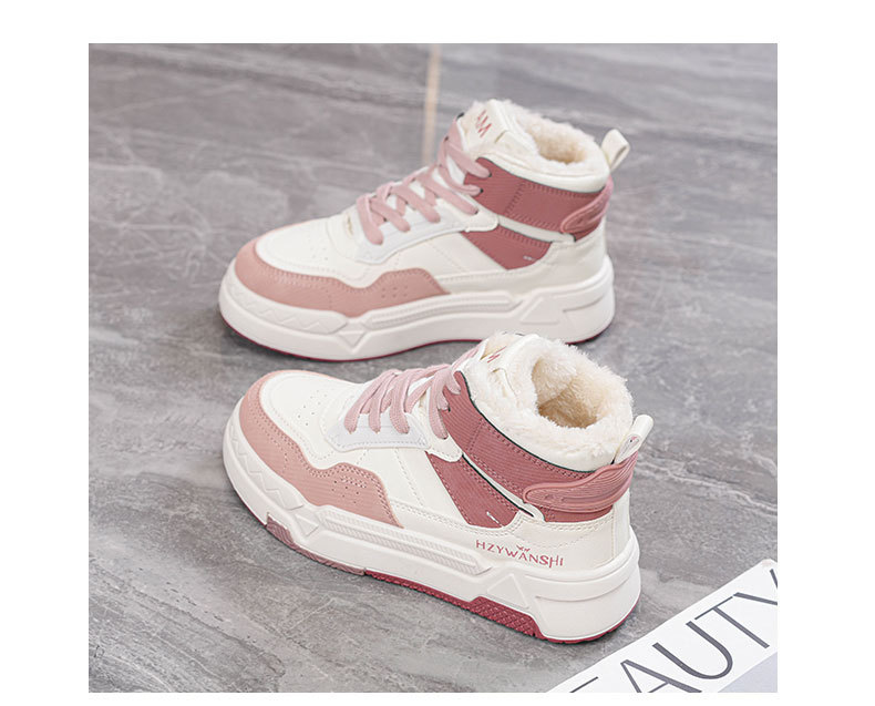 Scarpe da tavola in velluto invernale scarpe bianche scarpe calde in cotone scarpe da viaggio casual_voghion.com