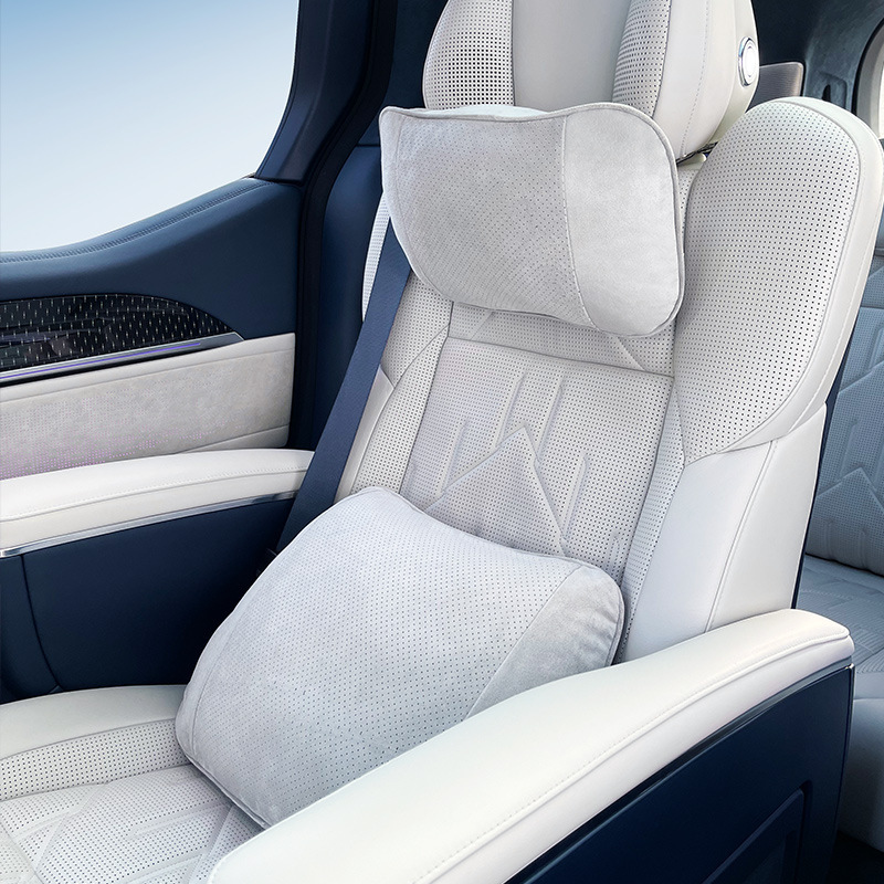 Suitable for krypton 009/007/7X/MIX suede headrest waist support official website cloud with interior modification accessories