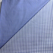 厂方直售现货色织格子高密府绸面料适用于品牌男装衬衫休闲服女装