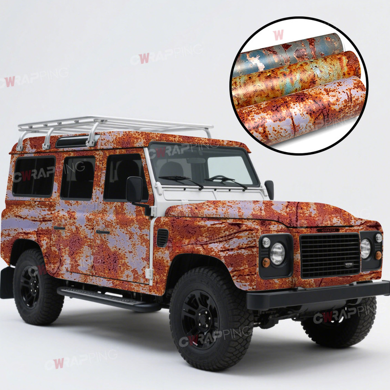 Retro Old Rust Printing Film Rust Effect Car Motorcycle Color Change Retro Old Rust Printing Film Rust Effect Car Motorcycle Color Change