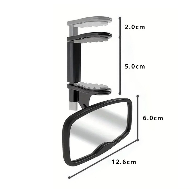 Clip-on rearview mirror 12.6*6cm