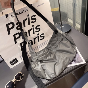Trend capacious bag strap one shoulder for leisure, oxford cloth, city style