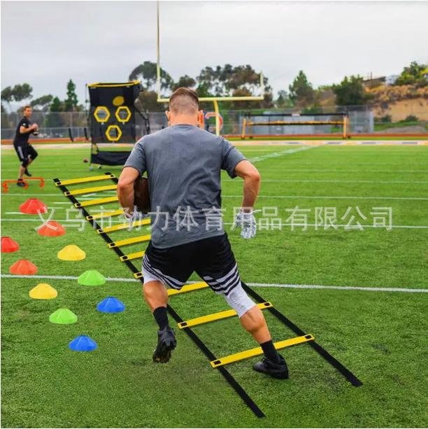 国境を越えたサッカートレーニングアジリティラダーソフトラダーロープラダーアジリティラダー体力トレーニングバスケットボールトレーニング機器外国貿易で利用可能|undefined