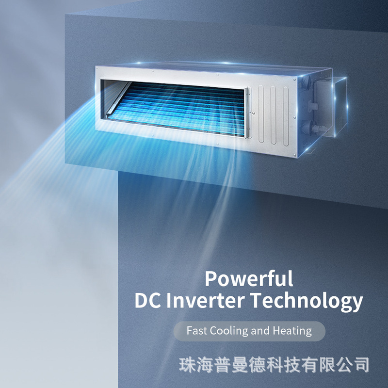 Cross-Border Embedded Commercial Export Air Conditioner Household Inverter 3 Hp Duct Machine One-To-One Air Conditioner