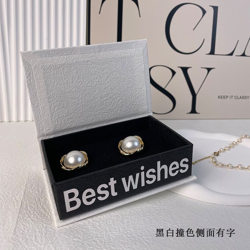 흑백 배색 (측면 글자 있음) *13*8.5*4CM