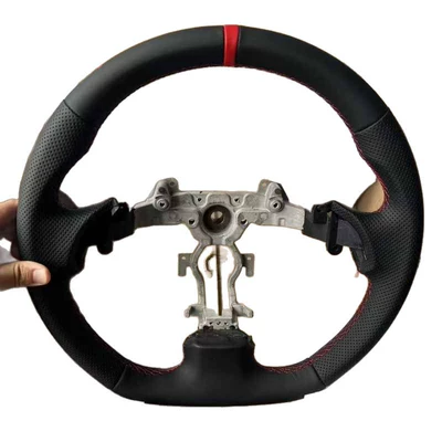 and Red Stitching, Steering wheel