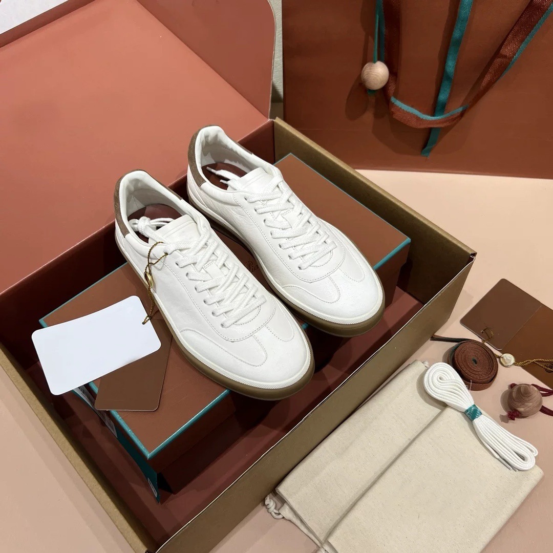 【渠道顶版】Lp女鞋真皮LP德训鞋百搭休闲反绒皮单鞋