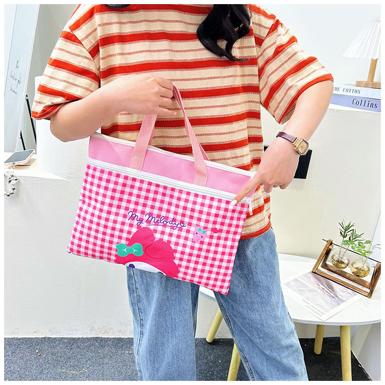 The new Spring 2024 Stardelo minimalist cartoon large-capacity student handbag, study materials and tutorial bag undefined