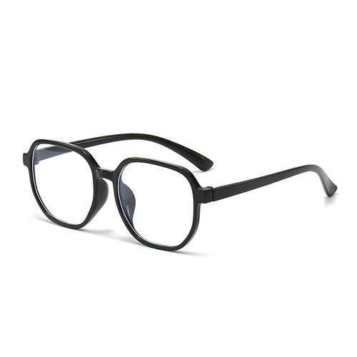 New 2024 Youth Fashion Square Frame Non-prescription Reading Glasses for Students with Retro Blue Light Protection