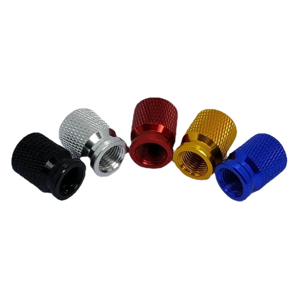 Factory Direct Supply of Exquisite Mesh 12mm Valve Cap Valve Cover Aluminum Alloy Tightened Air Car Motorcycle Universal
