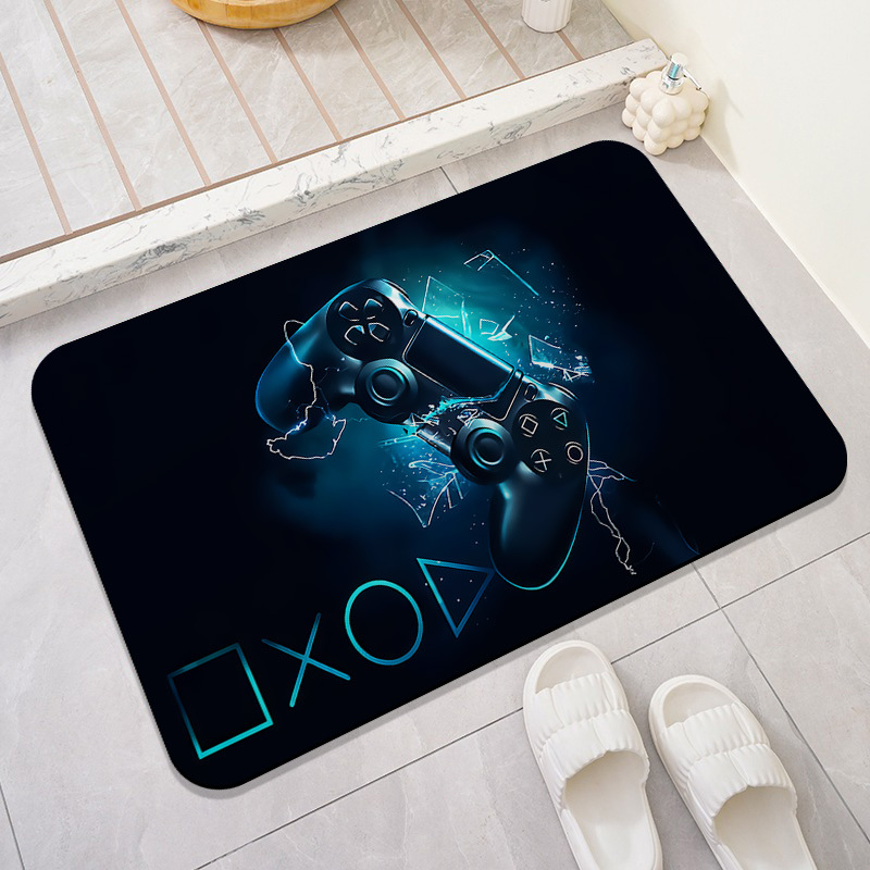 Juego de dibujos animados transfronterizo alfombra de videojuegos alfombra de dormitorio sala de juegos creativa e-sports alfombra de piso