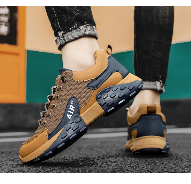 Chaussures pour hommes confortables et neuves, chaussures de sport à semelle épaisse tout-en-un, décontractées pour hommes_voghion.com