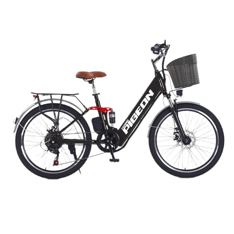 26 pulgadas bicicletas de montaña eléctricas de paloma de vuelo para adultos y mujeres a paso bicicletas eléctricas de batería de litio bicicletas de batería