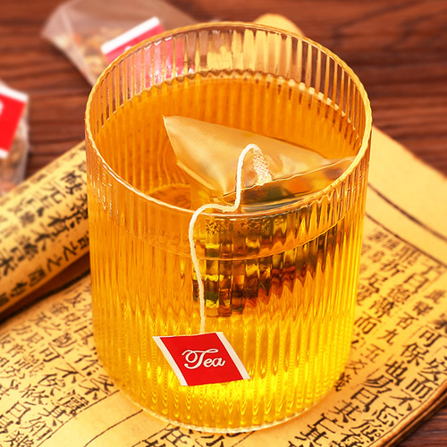 Wholesale boxed red bean barley and Gorgon tea triangle bag moisturizing and health-preserving tea bag filter bag 100G box