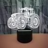 Colorful tractor, LED touch night light, table lamp, new collection, 3D, Aliexpress