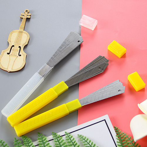 Small stainless steel utility knife blade metal paper knife multi-blade replacement small blade utility knife refill wholesale