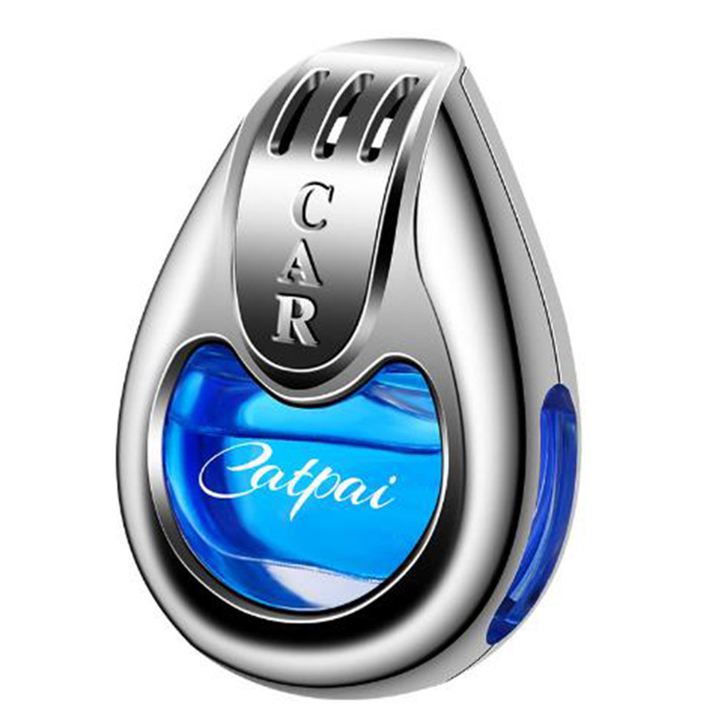 Botella de perfume automotriz, botella vacía auto-agregada de aceite esencial, salida de aire interior de automóvil, perfume ligero para automóvil, aroma de dibujos animados