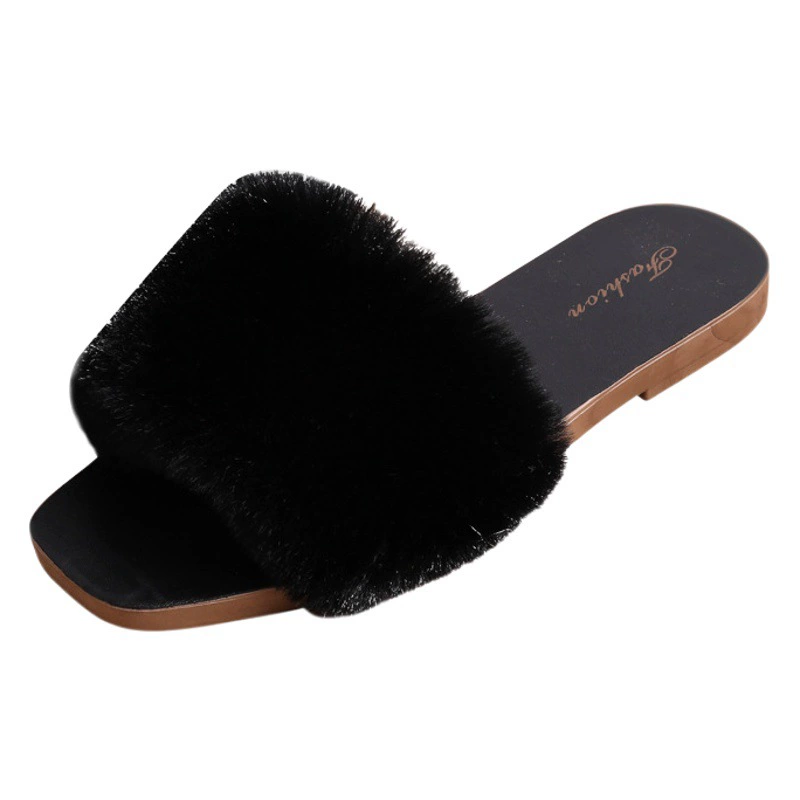 2023 модные студенческие пушистые теплые тапочки с сердцем для девочек Повседневные тапочки для девочек домашняя обувь пушистые Тапочки