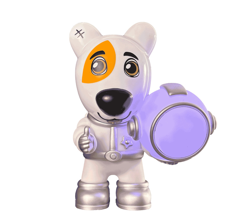 宇宙犬bluetoothスピーカー七色光夢星空置物携帯音響プレゼントクロスボーダー爆金サブウーファ|undefined